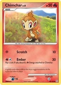Chimchar - Diamond and Pearl - Pokemon card