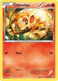Chimchar - Plasma Storm - Pokemon card