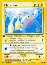 Chinchou - Neo Revelation - Pokemon card