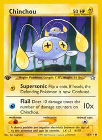 Chinchou - Neo Genesis - Pokemon card