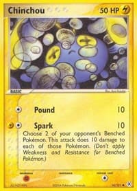 Chinchou - EX Hidden Legends - Pokemon card