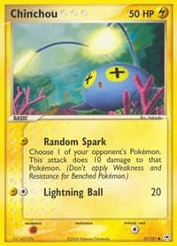 Chinchou - EX Hidden Legends - Pokemon card