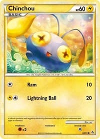 Chinchou - Unleashed - Pokemon card