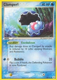 Clamperl - EX Hidden Legends - Pokemon card