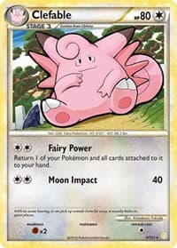 Clefable - HeartGold SoulSilver - Pokemon card