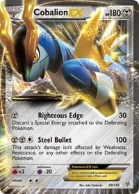Cobalion EX - Plasma Storm - Pokemon card