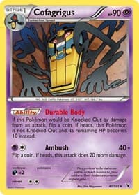 Cofagrigus (47) - Noble Victories - Pokemon card