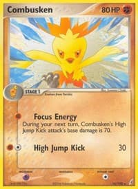 Combusken - EX Crystal Guardians - Pokemon card