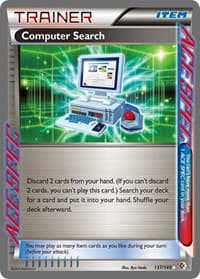 Computer Search - Boundaries Crossed - Pokemon card