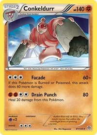 Conkeldurr - Plasma Storm - Pokemon card