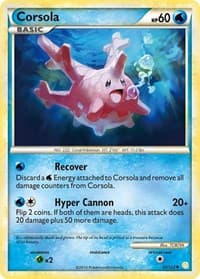 Corsola - HeartGold SoulSilver - Pokemon card