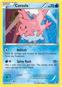 Corsola - XY Base Set - Pokemon card