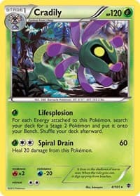 Cradily - Plasma Blast - Pokemon card
