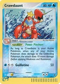 Crawdaunt - EX Dragon - Pokemon card