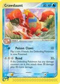 Crawdaunt - EX Dragon - Pokemon card