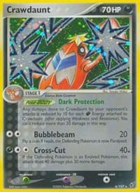 Crawdaunt - EX Deoxys - Pokemon card