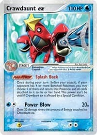 Crawdaunt ex - EX Holon Phantoms - Pokemon card