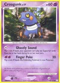 Croagunk - Mysterious Treasures - Pokemon card