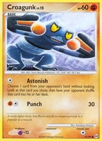 Croagunk - Arceus - Pokemon card