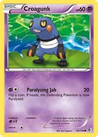 Croagunk (64) - Boundaries Crossed - Pokemon card