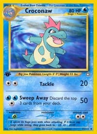 Croconaw (32) - Neo Genesis - Pokemon card
