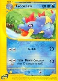 Croconaw - Expedition - Pokemon card