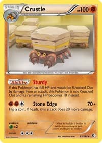 Crustle - Boundaries Crossed - Pokemon card