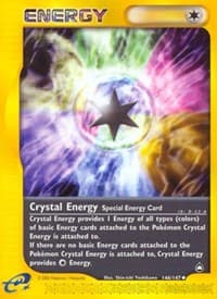 Crystal Energy - Aquapolis - Pokemon card