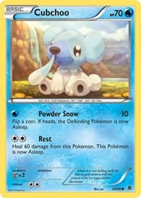 Cubchoo (28) - Emerging Powers - Pokemon card