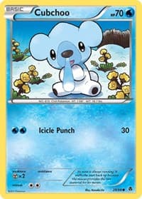 Cubchoo (29) - Emerging Powers - Pokemon card