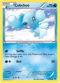 Cubchoo - Next Destinies - Pokemon card