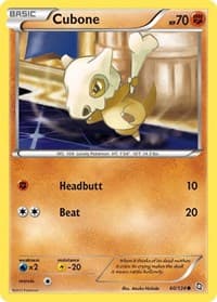 Cubone - Dragons Exalted - Pokemon card