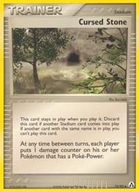 Cursed Stone - EX Legend Maker - Pokemon card