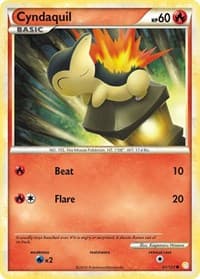 Cyndaquil - HeartGold SoulSilver - Pokemon card