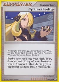 Cynthia's Feelings - Legends Awakened - Pokemon card