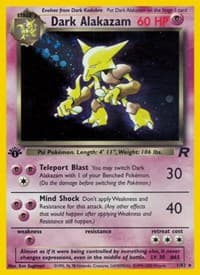 Dark Alakazam (1) - Team Rocket - Pokemon card