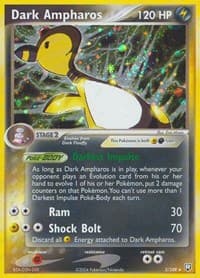 Dark Ampharos - EX Team Rocket Returns - Pokemon card