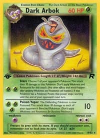 Dark Arbok (19) - Team Rocket - Pokemon card