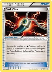 Dark Claw - Dark Explorers - Pokemon card