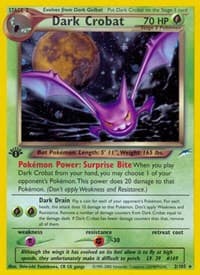 Dark Crobat - Neo Destiny - Pokemon card