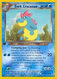 Dark Croconaw - Neo Destiny - Pokemon card