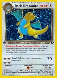 Dark Dragonite (5) - Team Rocket - Pokemon card