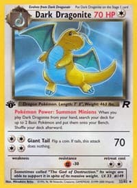 Dark Dragonite (22) - Team Rocket - Pokemon card