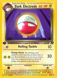 Dark Electrode - Team Rocket - Pokemon card