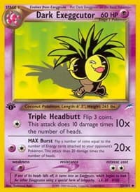 Dark Exeggcutor - Neo Destiny - Pokemon card