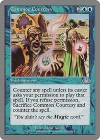 Common Courtesy - Unglued - Magic: The Gathering card