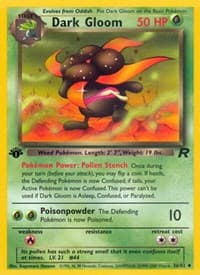 Dark Gloom - Team Rocket - Pokemon card