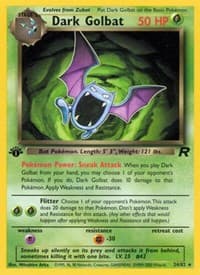 Dark Golbat (24) - Team Rocket - Pokemon card