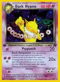 Dark Hypno (9) - Team Rocket - Pokemon card