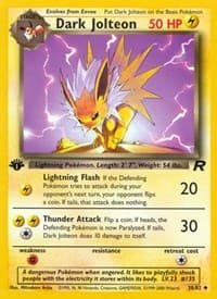 Dark Jolteon - Team Rocket - Pokemon card